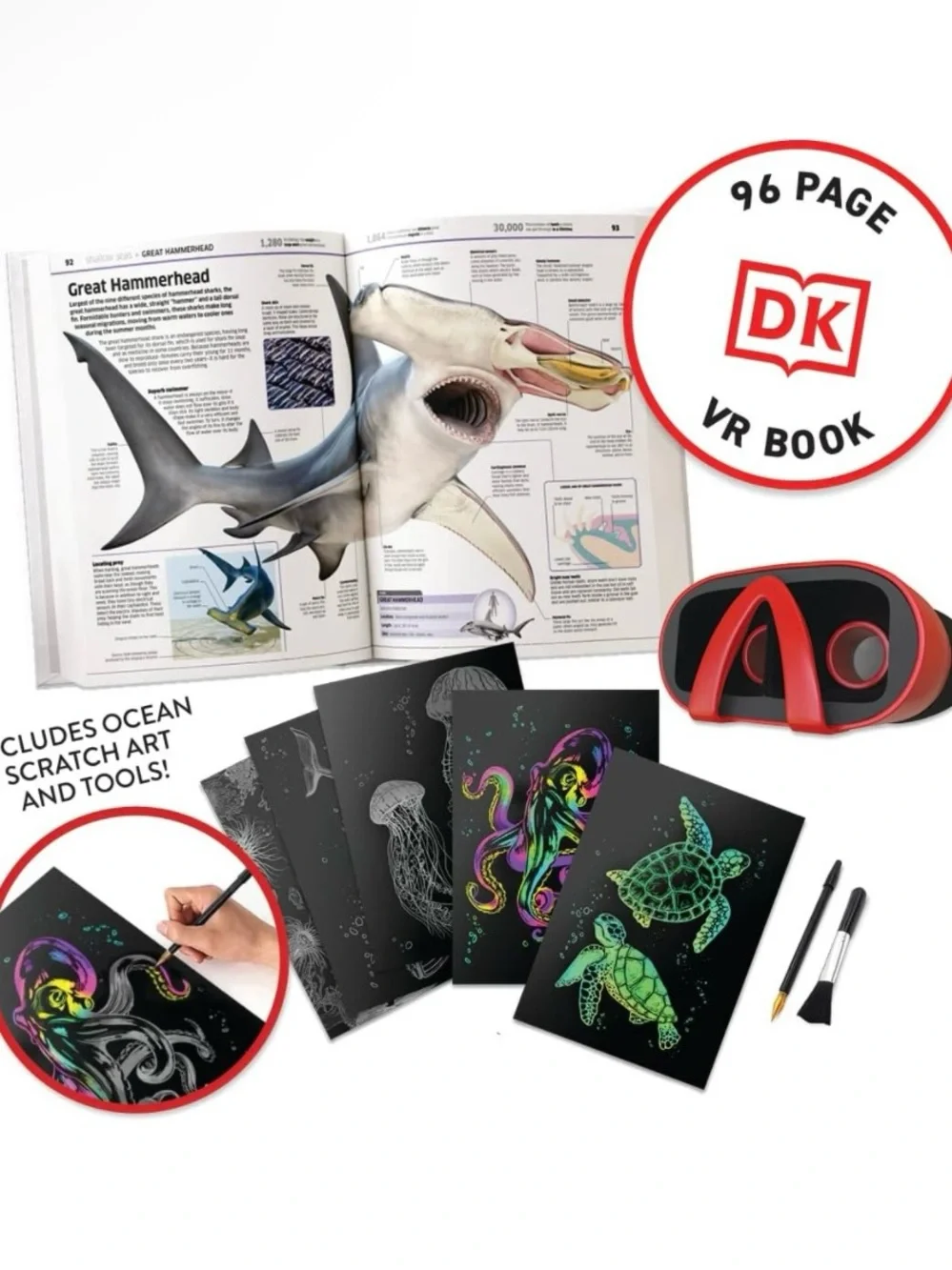 Virtual Reality Oceans! Gift Box - Illustrated Interactive VR Book and STEM